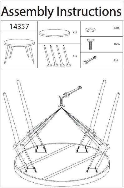 Grote foto eettafel kala justin rond 120 cm huis en inrichting eettafels