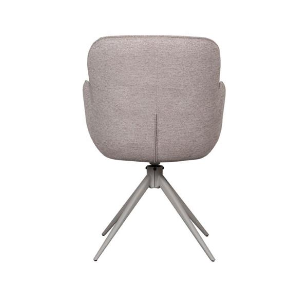 Grote foto eetkamerstoel lasse 60x65x90 cm bruin microvezel taupe canyon taupe metaal leverbaar in week 20 huis en inrichting stoelen