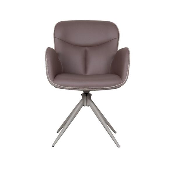 Grote foto eetkamerstoel lasse 60x65x90 cm bruin microvezel taupe canyon taupe metaal leverbaar in week 20 huis en inrichting stoelen