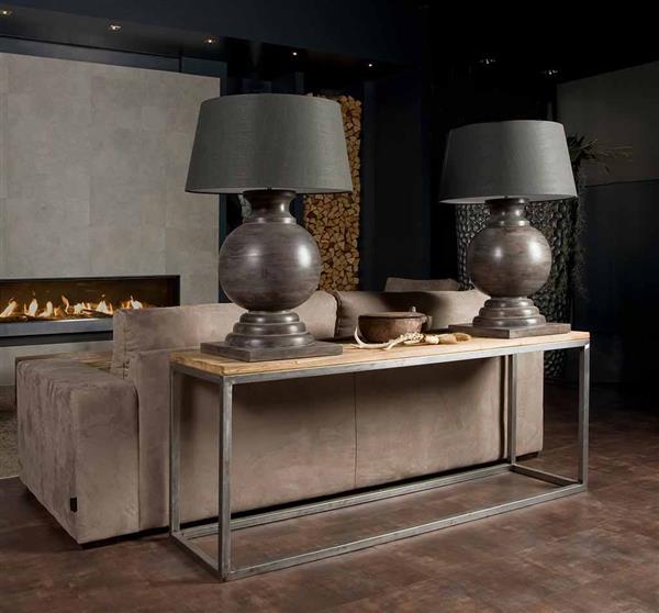 Grote foto sidetable venetie 180 cm gerecycled teakhout huis en inrichting eettafels