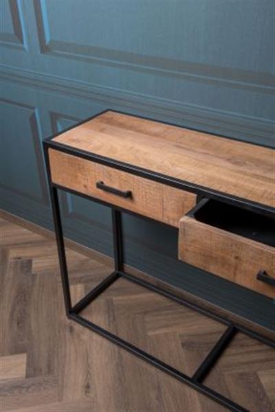 Grote foto sidetable sturdy 2 lades 120x35x80 cm huis en inrichting eettafels