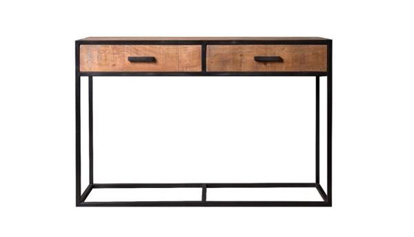 Grote foto sidetable sturdy 2 lades 120x35x80 cm huis en inrichting eettafels