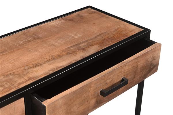 Grote foto sidetable sturdy 2 lades 120x35x80 cm huis en inrichting eettafels