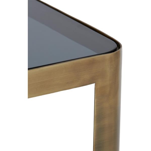 Grote foto wandtafel set van 2 brons smoke glas huis en inrichting eettafels