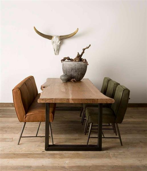Grote foto eetkamertafel urbania 180 cm acacia huis en inrichting eettafels