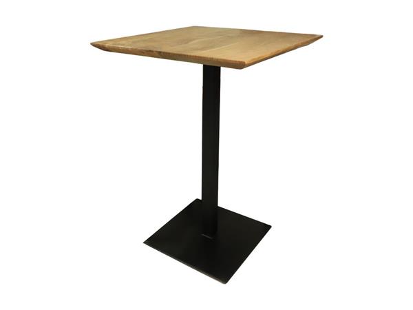 Grote foto bartafel zelhem swiss edge 75x75x106 cm naturel acaciahout huis en inrichting eettafels