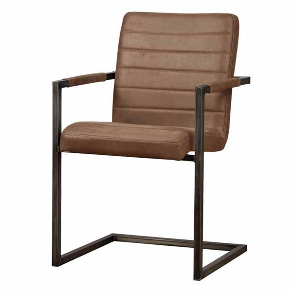 Grote foto eetkamerstoel rocca bull brown huis en inrichting stoelen