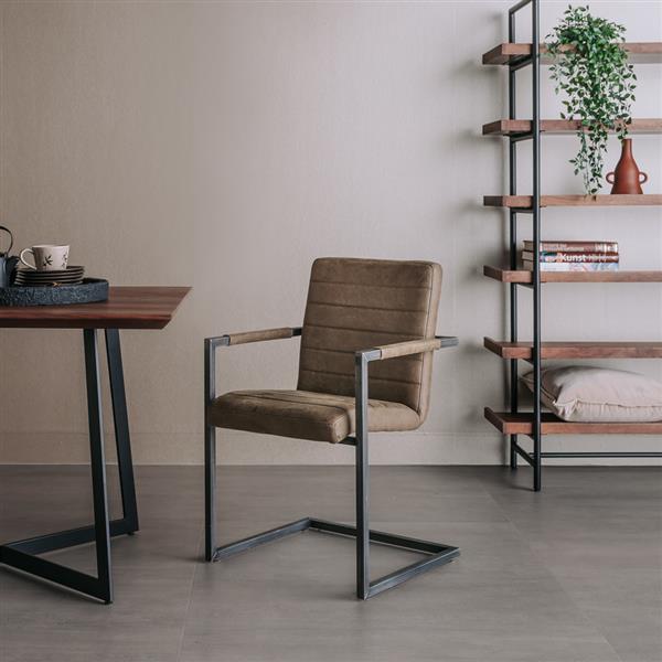 Grote foto eetkamerstoel rocca bull green huis en inrichting stoelen