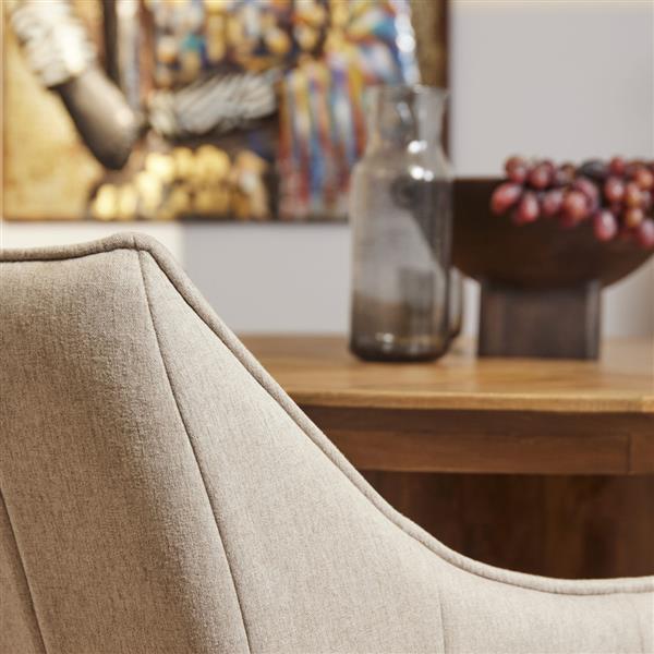 Grote foto eetkamerstoel luca taupe huis en inrichting stoelen