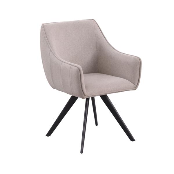 Grote foto eetkamerstoel luca taupe huis en inrichting stoelen