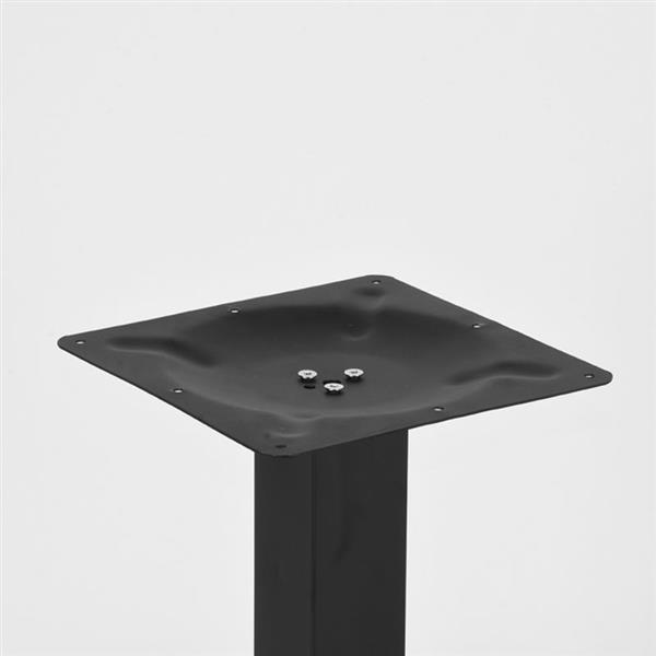 Grote foto poot restauranttafel 40x40x71 cm zwart metaal huis en inrichting eettafels