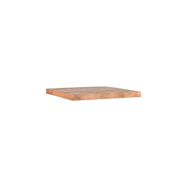 Grote foto restauranttafel blad 70x70 cm mangohout zwart metaal huis en inrichting eettafels