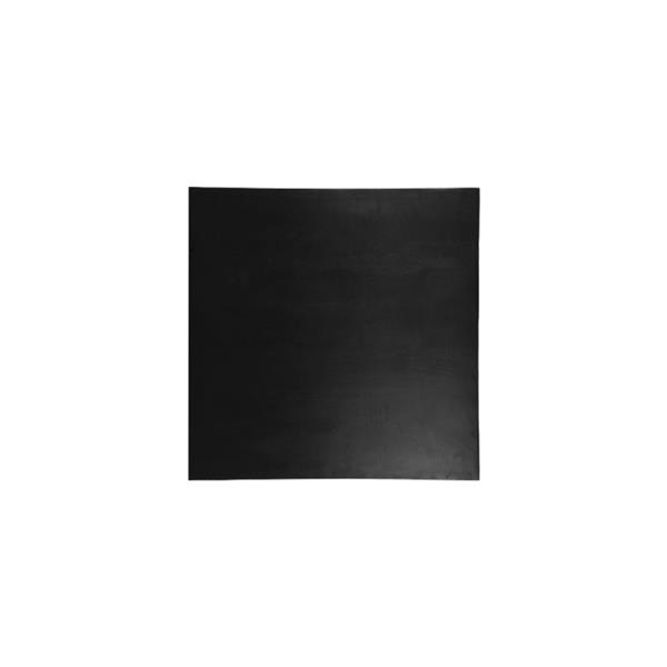 Grote foto restauranttafel blad 70x70 cm zwart mangohout zwart metaal huis en inrichting eettafels