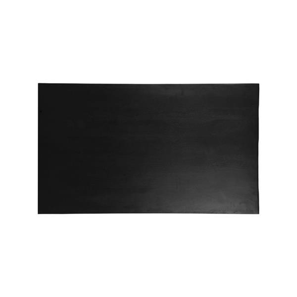 Grote foto restauranttafel louisiana 120x70x78 cm zwart mangohout huis en inrichting eettafels