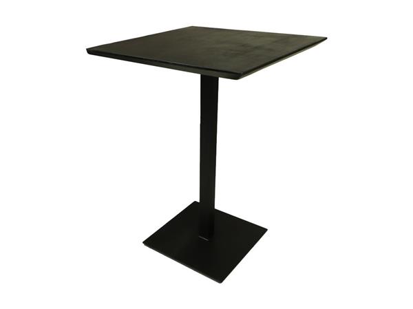 Grote foto bartafel zelhem swiss edge 75x75x106 cm zwart acaciahout huis en inrichting eettafels