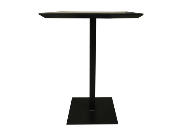 Grote foto bartafel zelhem swiss edge 75x75x106 cm zwart acaciahout huis en inrichting eettafels