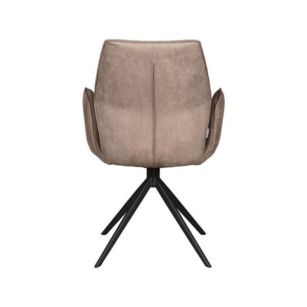 Grote foto eetkamerstoel mellow 58x63x92 cm taupe micro suede leverbaar vanaf week 22 30 mei huis en inrichting stoelen