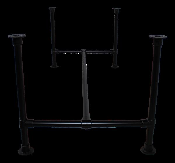 Grote foto tafel onderstel 180 200 cm steigerpijp zwart 42mm huis en inrichting eettafels