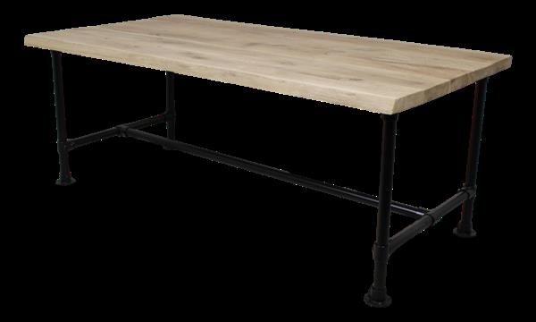 Grote foto tafel onderstel 180 200 cm steigerpijp zwart 42mm huis en inrichting eettafels
