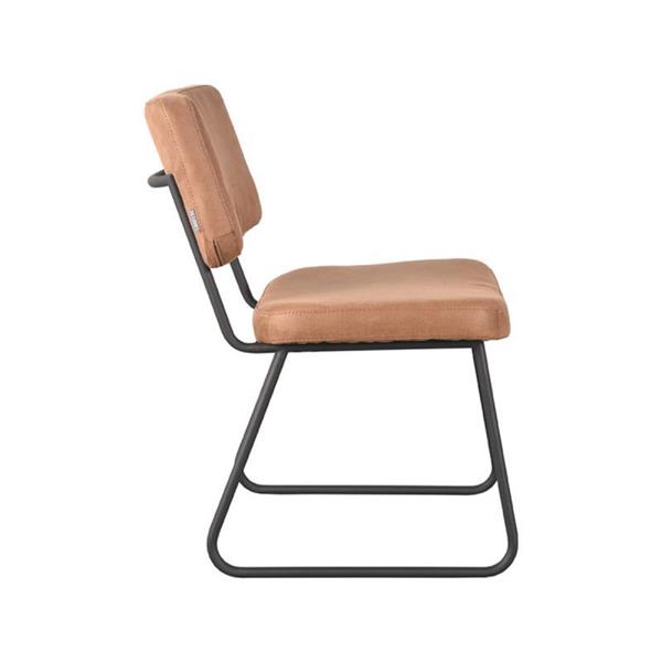 Grote foto eetkamerstoel noah 47x61x85 cm cognac huis en inrichting stoelen