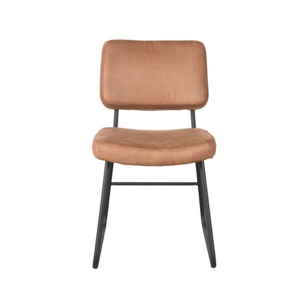 Grote foto eetkamerstoel noah 47x61x85 cm cognac huis en inrichting stoelen