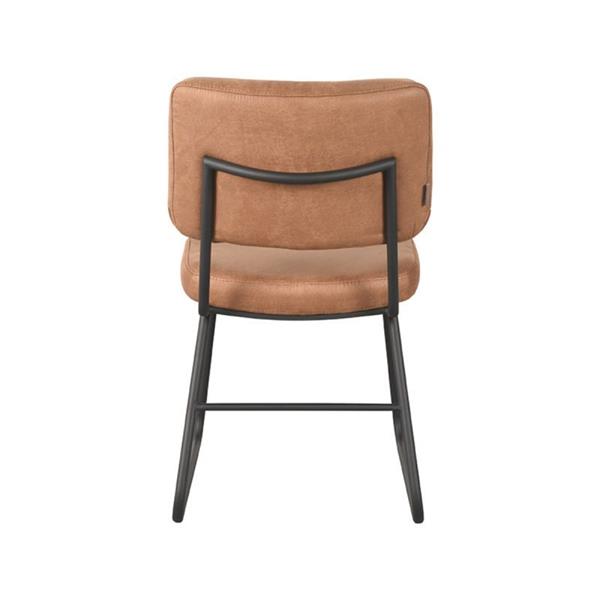 Grote foto eetkamerstoel noah 47x61x85 cm cognac huis en inrichting stoelen