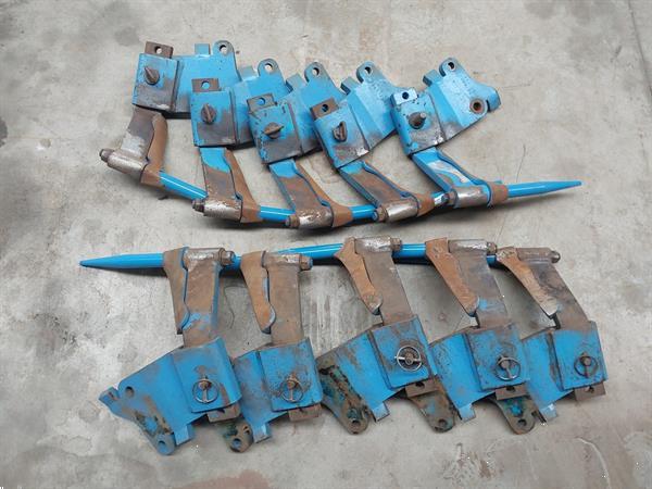 Grote foto lemken variopal 7 ploeglichaam stroken rister agrarisch ploegen
