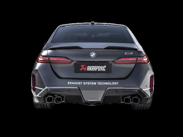 Grote foto dit betreft een bmw g90 m5 carbon akrapovic carbon kofferbak spoiler lip auto onderdelen tuning en styling