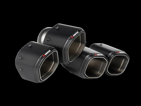 Grote foto dit betreft een bmw g90 g99 m5 akrapovic uitlaat systeem auto onderdelen tuning en styling