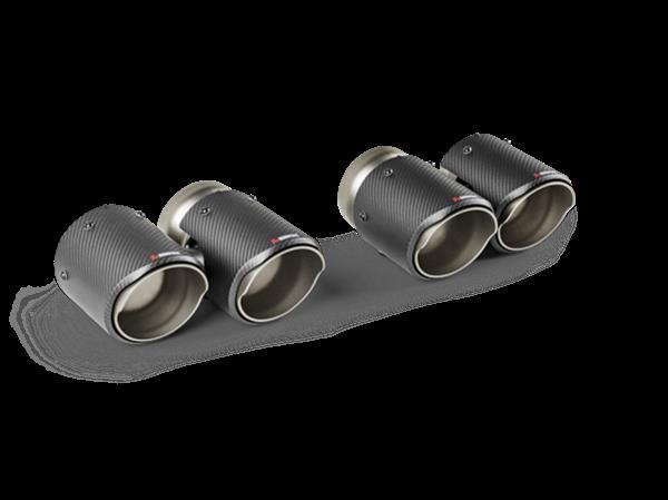 Grote foto dit betreft een bmw g90 g99 m5 akrapovic uitlaat systeem auto onderdelen tuning en styling