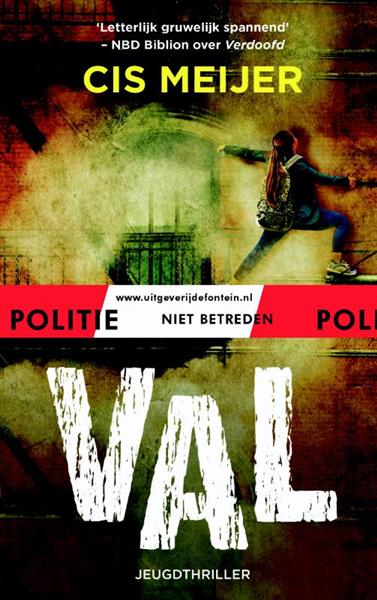 Grote foto val politie niet betreden boeken jeugd 13 jaar en ouder