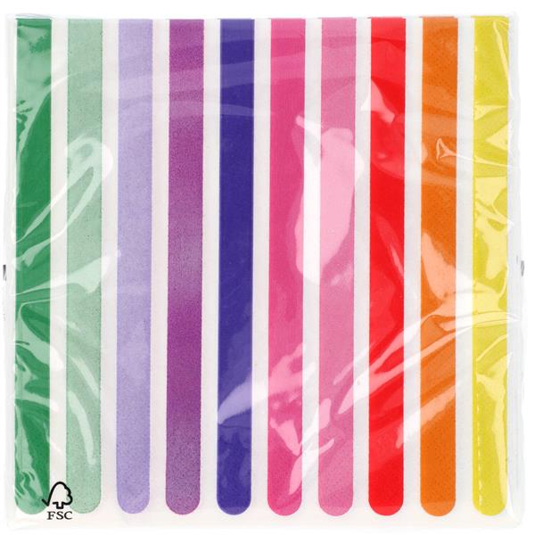 Grote foto napkins stripetastic 33x33cm 20 verzamelen overige verzamelingen