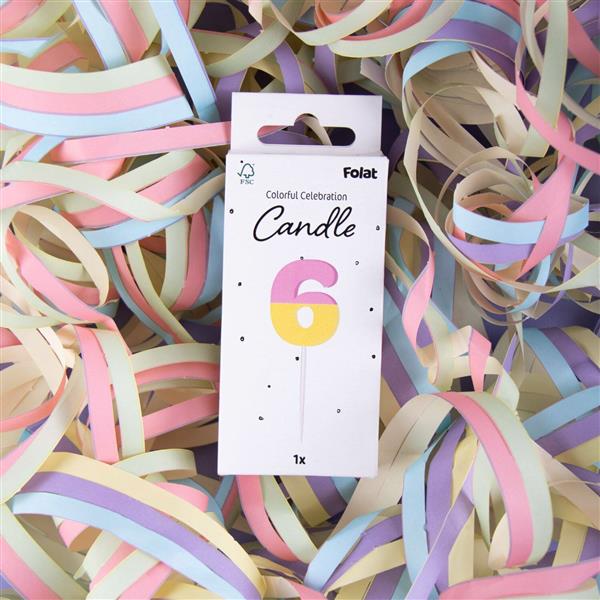 Grote foto candle stripetastic nr. 6 verzamelen overige verzamelingen