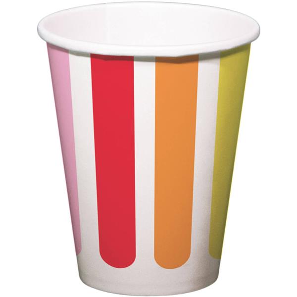 Grote foto cups paper stripetastic 250ml 8 verzamelen overige verzamelingen