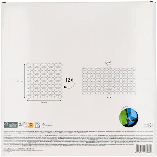 Grote foto shimmer panel multi color 30x30cm 12 verzamelen overige verzamelingen
