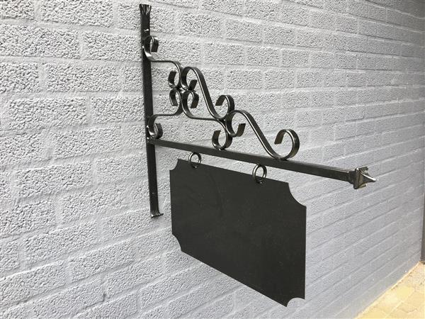 Grote foto uithangbord zwart 75 cm rechthoekig ijzer verzamelen overige verzamelingen