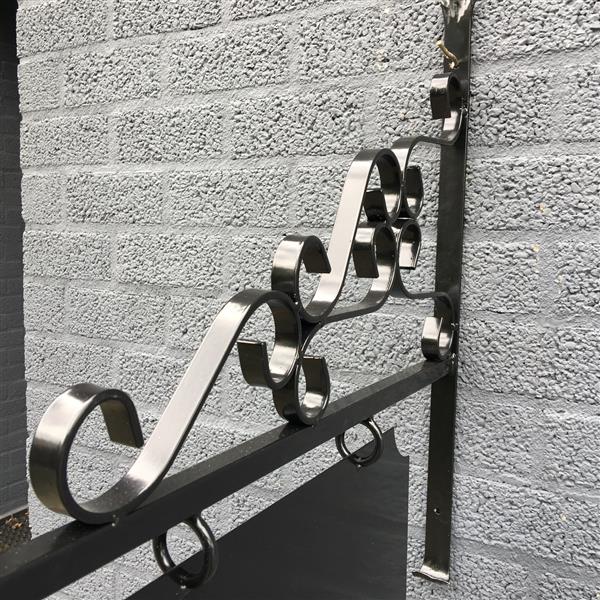 Grote foto uithangbord zwart 75 cm rechthoekig ijzer verzamelen overige verzamelingen
