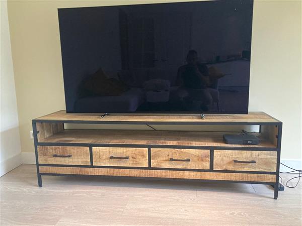 Grote foto tv meubel volendam 180x45x55 cm huis en inrichting eettafels