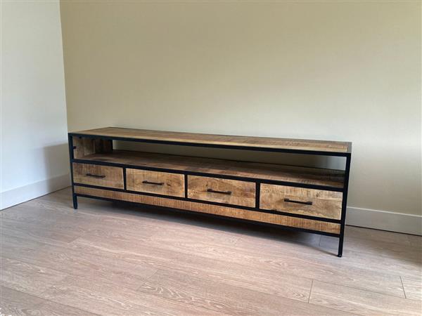 Grote foto tv meubel volendam 180x45x55 cm huis en inrichting eettafels