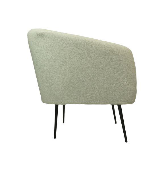 Grote foto fauteuil camilo wit boucl 77x68x83 huis en inrichting eettafels