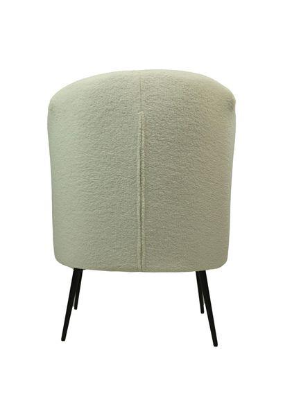 Grote foto fauteuil camilo wit boucl 77x68x83 huis en inrichting eettafels