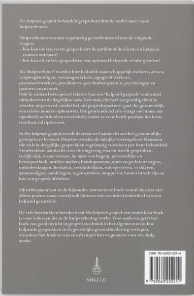 Grote foto het helpende gesprek boeken psychologie