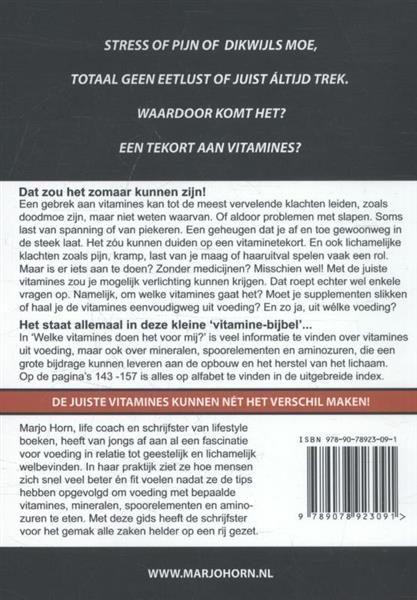 Grote foto welke vitamines doen het voor mij boeken gezondheid en voeding