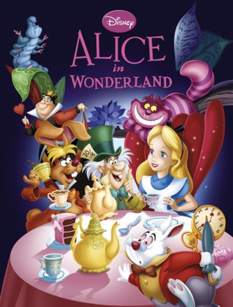 Grote foto alice in wonderland walt disney boeken jeugd 13 jaar en ouder