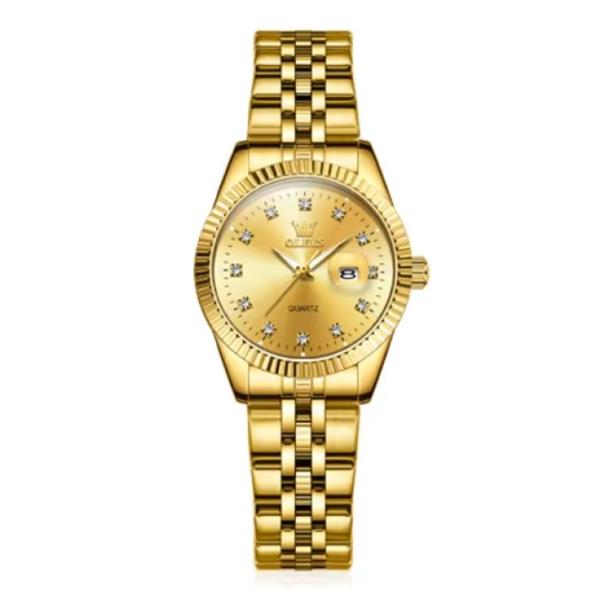 Grote foto 5526 luxe kwarts horloge 3 atm waterdicht dameshorloge goud kleding dames horloges
