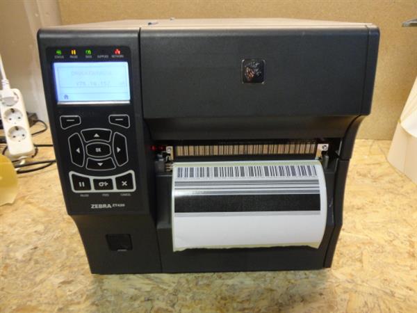 Grote foto zebra zt420 thermal transfer label printer 300dpi network computers en software printers