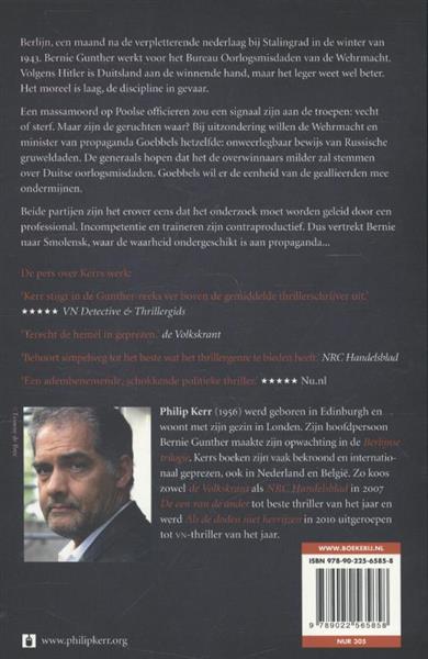 Grote foto de man zonder adem bernie gunther 9 boeken thrillers