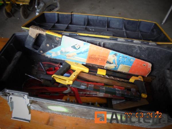 Grote foto kofferbak met gereedschap doe het zelf en verbouw gereedschappen en machines