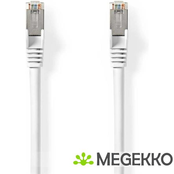 Grote foto cat 8.1 netwerkkabel s ftp rj45 male rj45 male 20.0 m rond lszh wit label computers en software netwerkkaarten routers en switches
