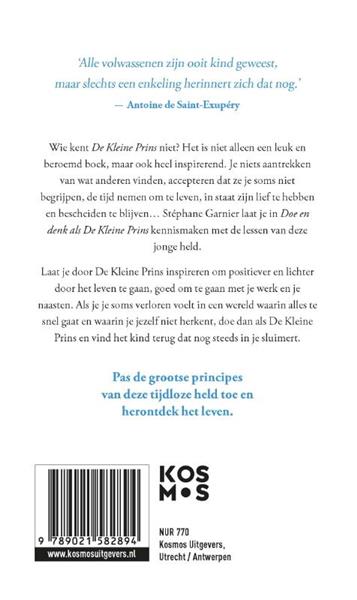 Grote foto doe en denk als de kleine prins boeken psychologie